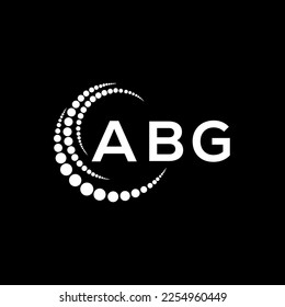 ABG letter logo creative design. ABG unique design.
 svg