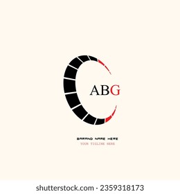 abg logo. abg latter logo with double line. abg latter. abg logo for technology, business and real estate brand   latter logo svg
