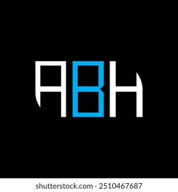 ABH logo design, ABH simple and modern logo.
 ABH luxurious alphabet design