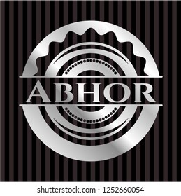 Abhor silver emblem