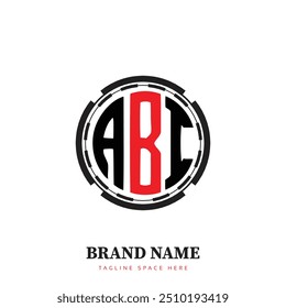 Diseño del logotipo de ABI, logotipo simple y moderno de ABI. Diseño de alfabeto de lujo ABI