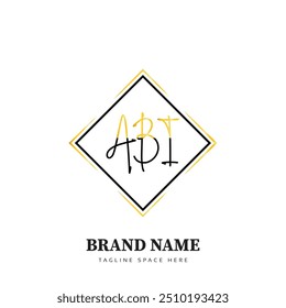 Diseño del logotipo de ABI, logotipo simple y moderno de ABI. Diseño de alfabeto de lujo ABI