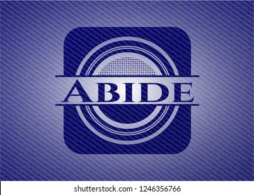 Abide with denim texture