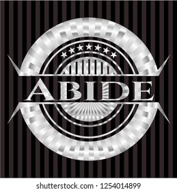 Abide silvery emblem