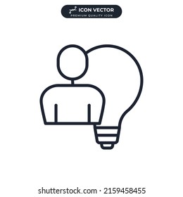 abilities icon symbol template for graphic and web design collection logo vector illustration