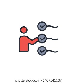 abilities icon. vector.Editable stroke.linear style sign for use web design,logo.Symbol illustration.