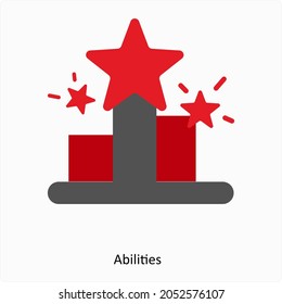 Abilities or Talent Icon Concept