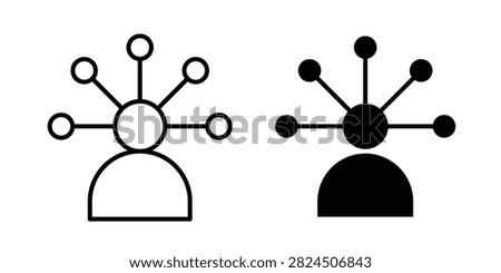 Ability icon filled symbols set