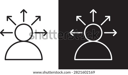 Ability icon flat web logo..