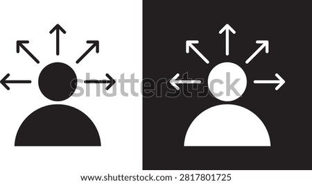 Ability icon flat website sticker..