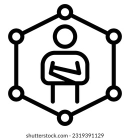 ability icon line vector design elements pictograms wed logo and infographics 

