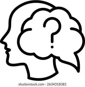 Ability Icon Line Vector Illustration