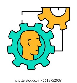 ability leader line icon vector. ability leader sign. isolated symbol illustration