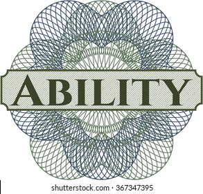 Ability money style rosette