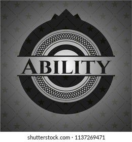 Ability realistic black emblem