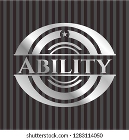 Ability silvery emblem