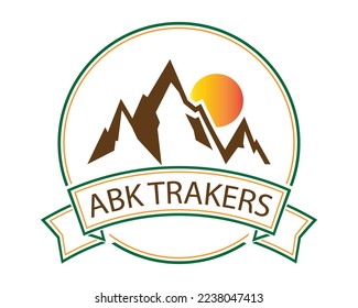 ABK Trackers Creative logo design elements illustration