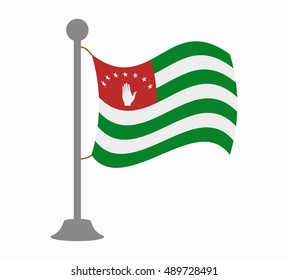 abkhazia flag mast