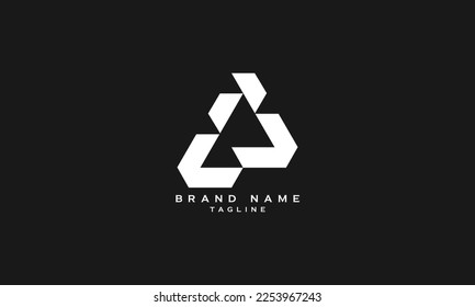 ABL, AL, BL, Abstract initial monogram letter alphabet logo design
