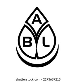  ABL creative circle letter logo concept. ABL letter design.
