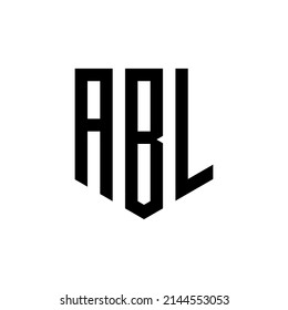 Design-Konzept des ABL-Logos, Vektor-Grafikvorlage für das Design von ABL-Logos. 