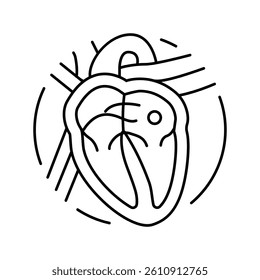 ablation surgery doctor line icon vector. ablation surgery doctor sign. isolated contour symbol black illustration