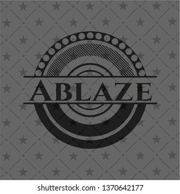 Ablaze dark icon or emblem