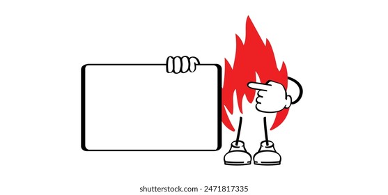 Ablaze mascot, flame with burning hot sparks. Matches, matchstick, lucifer logo. Smoking, fire or flame icon. Match lighted icon. No flames allowed. Stop, do not open fire sign. Matchsticks, burnout