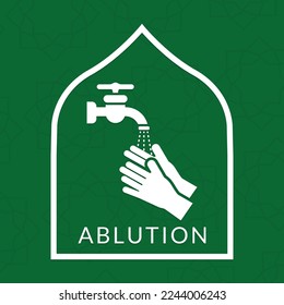 Ablution icon design vector illustration