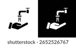 Ablution icon symbol collection. Flat vector stock illustration.