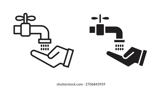 Symbol für Ablution für Logo, Web, App-Designs.