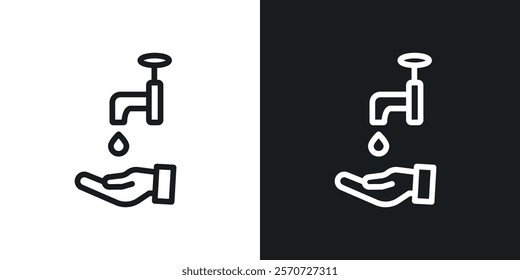 Ablution icons set vectors on white background.