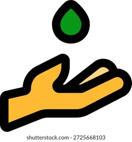 Diseño de icono de estilo lleno de lugar de ablución