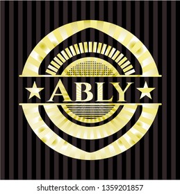 Ably gold emblem