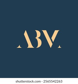 ABM abstract letter logo design. This logo is designed by three abstract letters.