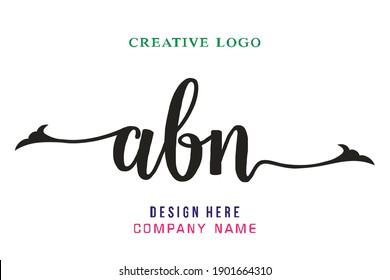 ABN lettering logo is simple, easy to understand and authoritative