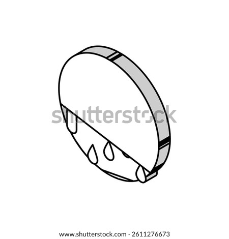 abnormal bleeding disease symptom isometric icon vector. abnormal bleeding disease symptom sign. isolated symbol illustration