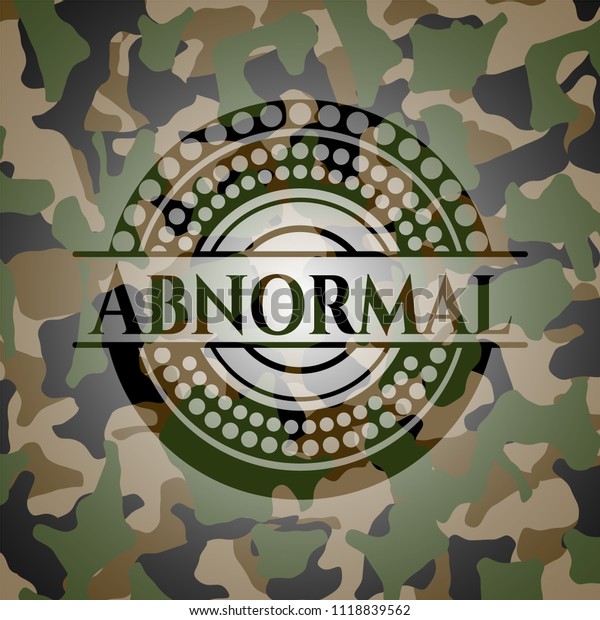 Abnormal Camouflaged Emblem Stock Vector (Royalty Free) 1118839562 ...