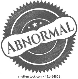 Abnormal draw (pencil strokes)