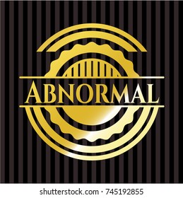 Abnormal golden badge