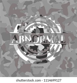 Abnormal grey camo emblem