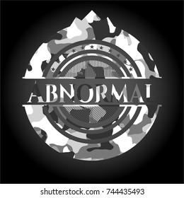 Abnormal grey camo emblem