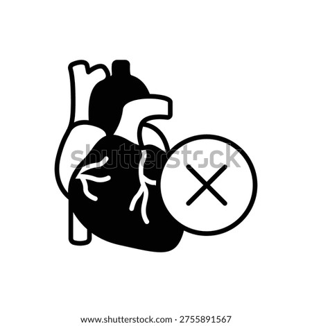 Abnormal Result Warning Fill Icon: Medical Data Error