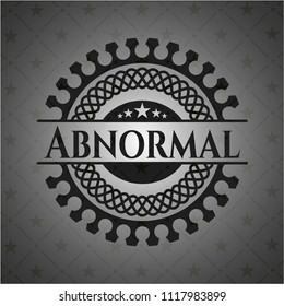 Abnormal retro style black emblem