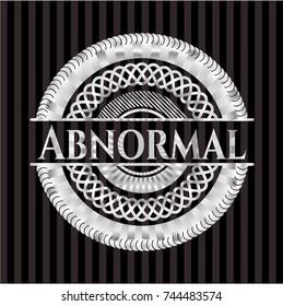 Abnormal silver emblem