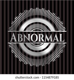 Abnormal silvery shiny badge