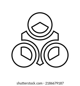 Abnormal, uncommon, unusual outline icon. Line art vector.