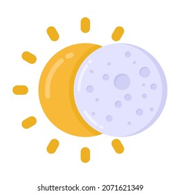 An Abnormal Weather Condition, Solar Eclipse Icon