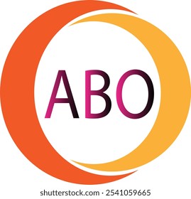 Logo-Design-Vorlage für ABO-Kreis
