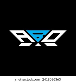 ABO letter logo vector design, ABO simple and modern logo. ABO luxurious alphabet design  